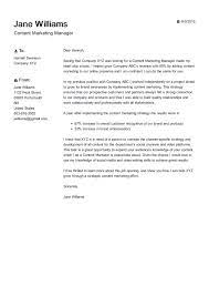Content Marketing Manager Cover Letter Example | Cover Letter Example, Letter  Example, Marketing Cover Letter