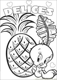 With high pitched voice and long lashes, this bird possesses the capacity to make kids sit in front of their television sets for hours when a show is shown featuring it. Tweety 59 Coloring Page For Kids Free Tweety Bird Printable Coloring Pages Online For Kids Coloringpages101 Com Coloring Pages For Kids