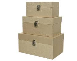 The majority of our boxes are manufactured in the uk and range from very small boxes that can be used to store business cards to large industrial boxes for storing bulky items. Gold Decorative Storage Boxes