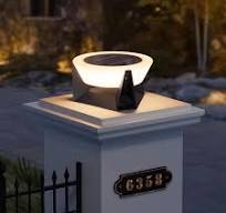 MVBT Solar Post Lights, 3000K 11" Outdoor Column Lights ...
