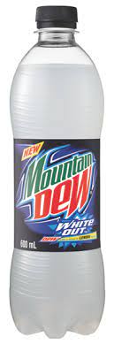 White Out Mountain Dew Pet Bottle Best Soda