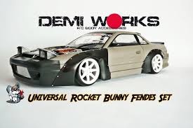 Rocket bunny & pandem designs officially distributed by greddy performance products, usa via. Kayhobbies Onlineshop Fur Rc Cars Drift Crawler Demi Works Universal Rocket Bunny Fender Set