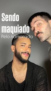 Fui maquiado pelo meu namorado 😱, Eu amei o resultado e vocês? Aprovado ✅,  Foi muito divertido gravar esse vídeo, obrigado por topar (mesmo morrendo  de vergonha)., Amo você ❤️ 👨🏻‍❤️‍👨🏾, #maquiagem ...