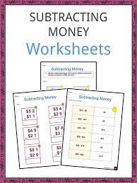 subtracting money worksheets examples subtracting money summary