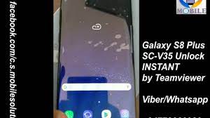 I had my note 8 unlocked so i could use it in the us. Samsung Galaxy S8 Plus Japan Au Scv35 Unlock By C S Mobile Solutions Instant Via Teamviewer Youtube