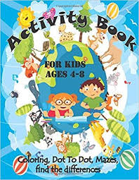 Activity Book For Kids Ages 4 8 Preschool Color And Activity Books Fun Kid Workbook Game For Learning Colori Book Activities Preschool Colors Learning Games