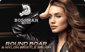 Amazon.com : Bossman Boar & Nylon Bristle Hair Brush