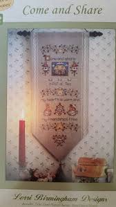 Come Share A Pot Of Tea Lorri Birmingham Designs Counted Etsy Counted Cross Stitch Cross Stitch Design