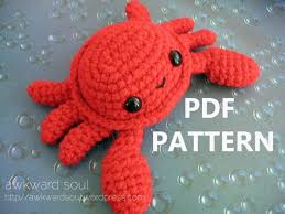 Crochet crab stitch pictorial from crochet 'n' create. Crab Amigurumi Crochet Pattern Pdf Etsy