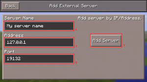 El puerto 25565) en el lugar correspondiente (start port y end port). How To Connect To A Mc Pe Minecraft Pocket Edition Server Stickypiston Hosting