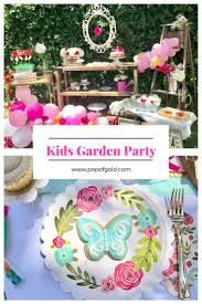 Kids Garden Party Garden Party Birthday Kids Gardening Party Spring Birthday Party Decorations