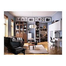 Black And Brown Living Room Furniture Billy Oxberg Bookcase Black Brown Glass 47 1 4x11 3 4x93 1 4 Ikea In 2020 Home Home Decor Interior Design