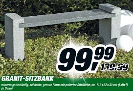 Granit Sitzbank Von Toom Ansehen