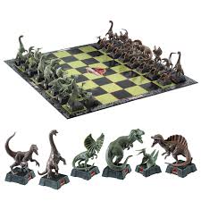 The Noble Collection Jurassic Park Chess Set Merchandise Zavvi Uk An officially licensed collector's edition.