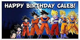 Check spelling or type a new query. Party Supplies Blue Dragon Ball Z Personalized Birthday Banner Decorations