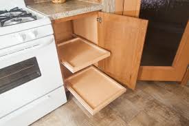 pull out shelves in base cabinet