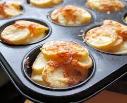 Rudolph The Red Nosed Potato Mini Potato Dauphinoise Muffins For Christmas Day Recipe Recipe Potatoes Dauphinoise Recipes Apple Recipes