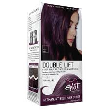 In fact, those who've been jumping on the unicorn hair trend of purples and blue in their hair can also benefit from purple shampoo to help keep violet hues from fading. Splat Double Lift Permanent Hair Color For Dark Hair Violet Vibes 1 Application Walmart Com Walmart Com