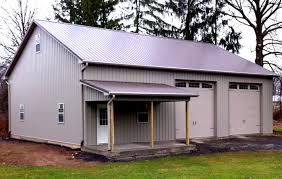 A post frame building is very cost effective for living space. Pole Barn Garage Buildings Detached Metal Garage Builders In Pa