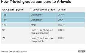 New T Level Study To Be Worth Three A Levels Bbc News
