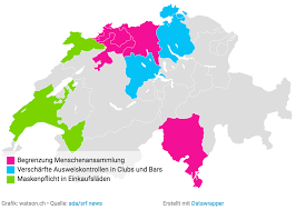 Dort finden sie informationen zur aktuellen situation in der schweiz und im ausland, faqs, empfehlungen für reisende, für die arbeitswelt und informationen für gesundheitsfachpersonen. Coronavirus Schweiz Vier Kantone Verscharfen Schutzmassnahmen Watson