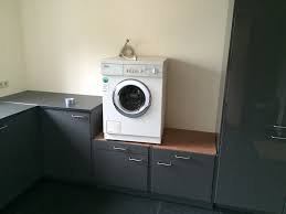This washer and dryer set is so progressive! Hacking Laundry Room Cabinets And Washer Dryer Pedestal Ikea Hackers