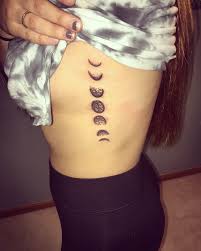 The rib cage is probably the second most painful place for most people to get tattooed. Moon Phase Rib Cage Tattoo Ribcage Tattoo Cage Tattoos Moon Tattoo