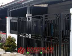 Selain kokoh, pagar tembok juga tertarik dengan inspirasi desain kami? Pagar Minimalis Sukabumi I 081297736417 Barokah Mandiri Teknik I Info 081297736417