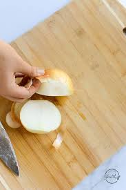 How to cut onion strips. How To Cut An Onion 4 Ways Rings Strips Diced And Slices A Pinch Of Healthy