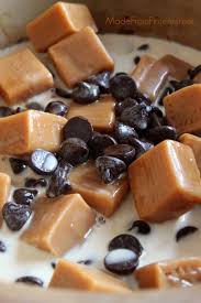 Easy Chocolate Caramel Fondue Recipe Fondue Recipes Desserts Food Recipes