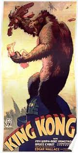 King Kong Poster By Robert Partridge Best Movie Posters King Kong Movie Movie Posters Vintage