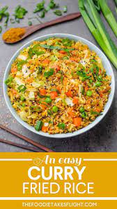 Super Easy Curry Fried Rice Recipe In 2021 Easy Rice Recipes Curry Fried Rice Easy Curry