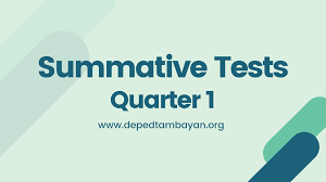 The answer key is an essential part of the general specification of slms and lass and therefore be attached to the these modules were uploaded in drives of other parties. Grade 5 Summative Tests Modules 1 3 Quarter 1