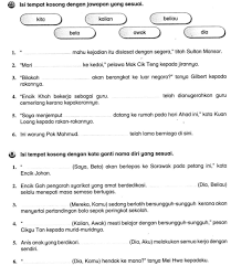 Dan ada kata ganti nama jamak. é‡'ç‰Œæ•™è‚² Kata Ganti Nama Diri äººç§°ä»£åè¯ Facebook