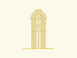 Flatiron Building Flatiron Building Building Icon Building Logo