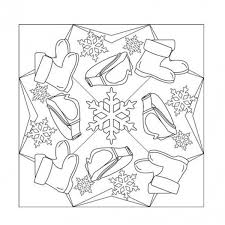 10 Mandala Sull Inverno Da Colorare Mandala Inverno Colori