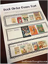 Sorting Books By Genre Freebie 3rd Grade Thoughts Library Lesson Plans Library Lessons