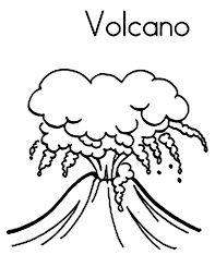 These alphabet coloring sheets will help little ones identify uppercase and lowercase versions of each letter. Volcano Coloring Pages For Kids Coloring Home