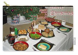 Delicious greek style fish on the plate. Merry Christmas Traditional Lithuanian Christmas Eve Dinner Carry All Pouch For Sale By Ausra Huntington Nee Paulauskaite