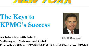 Leaders Interview With John B Veihmeyer Chairman And Chief Executive Officer Kpmg Llp U S And Chairman K Chief Executive Officer Leader Chief Executive