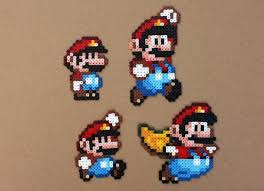Super Mario World Perler Hama Bead Sprites Beads In 2020 Perler Bead Mario Hama Beads Mario Bead Sprite