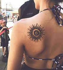 Sun Tattoo On Back Sun Tattoo Sun Tattoo Designs Small Tattoos