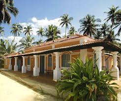 House In Goa India Shows Portuguese Influence As The Area Was A Former Colony Resort Style British Colonial Style Backyard Resort