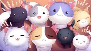 Please contact us if you want to publish a cute anime cat wallpaper. Gatos Kawaiis Para Youtube ï¾Ÿ ï¾Ÿ W ï¾Ÿ ï¾Ÿ Cute Anime Cat Nyan Cat Cute Cat Wallpaper