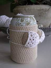 Summer Can Cooler You Will Not Believe What S Under The Bikini Crochet Koozie Crochet Beer Crochet Beer Cozy