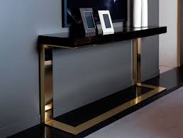 Instyle Decor Com Beverly Hills Luxe Macassar Brass Plated Console Table Inspiring Interior Design Fans Mobilier Design Mobilier De Salon Mobilier De Luxe