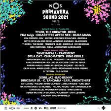 Las entradas están a la venta en la web del festival. Primavera Sound Porto 2021 Line Up Primaverasound