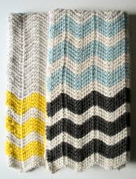 Just in case you were a pretty big fan of the chevron stripes we showed you earlier on our list but you couldn't help wishing. Free Pattern Chunky Chevron Baby Blanket Knitting