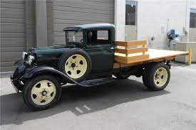 1931 Ford Aa 1 12 Ton Flatbed Truck- Barrett-jackson Auction Company Ford Trucks Classic Trucks Classic Cars Trucks