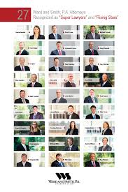 Twenty-seven Ward and Smith, P.A. Attorneys Recognized as 2017 "Super  Lawyers" and "Rising Stars"